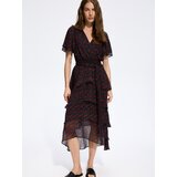 Reserved Midi haljina s uzorkom - crno | shoptok.hr