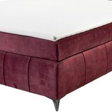 MID.YOU POSTELJA BOXSPRING 180 cm x 200 cm , tekstil, leseni material lila | Shoptok.si