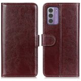 INORCO TPU + PU usnjena torbica za telefon Nokia G42, stojalo Crazy Horse tekstura ovitek za mobilni telefon denarnica, (22033138) Cene