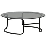 Furniture Fashion Lomma klub stolić ⌀110 cm, crni Slike