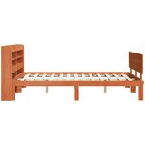  Krevetna konstrukcija 2 kom. Vosak smeđa Čvrsto borovo drvo 135 x 190 cm | Shoptok.si
