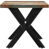  Blagovaonski stol od masivnog obnovljenog drva 140 x 70 x 75 cm | shoptok.hr