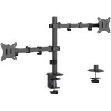 Gembird Nosač za dva monitora Adjustable Desk 17"-32" Black | Eponuda.com