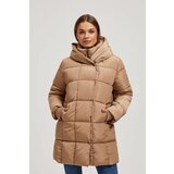 Marisse Quilted Jacket With Hood, Dark Beige | ePonuda.com