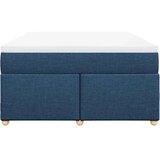  Krevet s oprugama i madracem plavi 140 x 190 cm od tkanine | shoptok.hr
