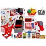  Blagajna za igru s košarama i priborom - crveno/bijela | shoptok.hr