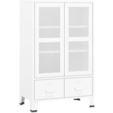  Industrijski sanduk za pohranu bijeli 70 x 40 x 115 cm metalni | Eponuda.com