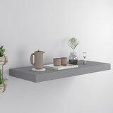 Maison Chic Stenska polica - Viseča Polica siva 60x23,5x3,8 cm MDF, (21784733) | Shoptok.si