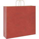  Papirnate vrećice 250 kom s ručkama crvene 54x15x49 cm | shoptok.hr