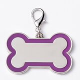 INF 2-pack kovinskih ID obesek z barvnim kostnim robom, graviran Purple, (5000302051) | Shoptok.si