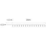  Cl0336 božićna lampica 300 led | shoptok.hr