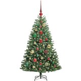 vidaXL Umjetno božićno drvce s nogom Zelena 120 cm PVC i metal | shoptok.hr