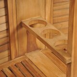  Sklopivi barski stol od masivne tikovine 155 x 53 x 105 cm | shoptok.hr