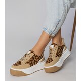 D/CEO Leopard print sporty sneakers on a chunky sole Klarris | shoptok.hr