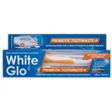White Glo Probiotic Set zobna pasta 150 g + zobna ščetka 1 kos + medzobne ščetke 8 kos