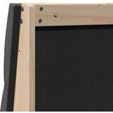  Tapecirani uzglavlje Tamno siva 100 cm Čvrsto borovo drvo | shoptok.hr