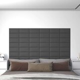  Zidna uzglavlja 12 pcs Sivi 30 x 15 cm tkanina | shoptok.hr