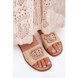 Boto Flat Women's Slippers With Decorative Detail Beige Nenitta | ePonuda.com