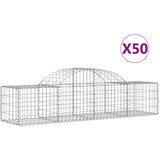  Lučne gabionske košare 50 kom 200x50x40/60 cm pocinčano željezo | Eponuda.com