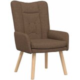  Fotelja Smeđa 63 x 67 x 94 cm Tkanina i šperploča | Shoptok.si