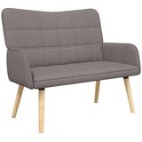  Kauč za dvoje Sivo-smeđa 115 x 61 x 87 cm tkanina | shoptok.hr