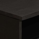vidaXL Kava Stol s ladicama Crna 80 x 54 x 40 cm Čvrsto drvo manga | shoptok.hr