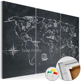 Slika na plutenoj podlozi - Travel broadens the mind (triptych) [Cork Map] 90x60 Cijene