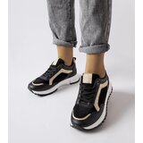 Gemre Black sneakers with glitter decoration Busso Cene