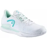 Head Women's Sprint Pro 3.5 Clay White/Aqua EUR 41 Tennis Shoes