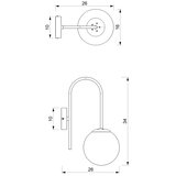  Zidna lampa CAMBRIDGE 1xE14/60W/230V crna/mesing | Eponuda.com