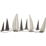 Mauro Ferretti metalna viseća dekoracija s uzorkom jedrilice Regata, 119 x 51 cm Cijene