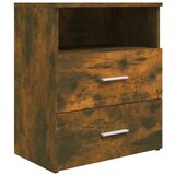 Furnova Nočna omarica dimljeni hrast 50x32x60 cm, (21926810) | Shoptok.si