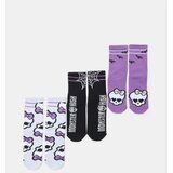 Sinsay Duge čarape s pamukom, pakiranje od 3 komada Monster High Cijene