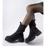 Gemre Black insulated high boots Bernardo Cene