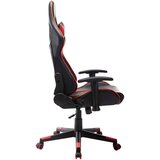 vidaXL Gaming stol črno in rdeče umetno usnje | Shoptok.si
