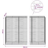  Gabion s žicom debljine 3 5 mm i mrežom 5x10 cm 1100x100x200 cm - 100 cm 200 cm 1100 cm | shoptok.hr