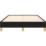  Za krevet crni 120 x 200 cm od tkanine | shoptok.hr