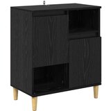 vidaXL Strani šal Črni hrast 35 x 60 x 70 cm Konstruiran les | Shoptok.si