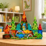 Magnetic Magnetni gradbeni bloki Dinosavri Vulkan Barviti 43 kosov. | Shoptok.si