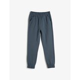 Koton Basic Jogger Rack Trousers with Pockets, Elastic Waist, Cotton Cene'.'