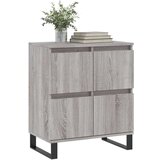 vidaXL Komoda siva sonoma 60x35x70 cm inženirski les | Shoptok.si