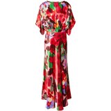 Essentiel Antwerp Haljina zelena / tamno zelena / ljubičasta / crvena | shoptok.hr