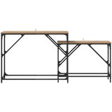  Konzolna stolica 2 pcs Umjetnički hrast 100 x 28 x 75 cm | Eponuda.ba