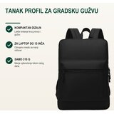 Bruno Poslovni ranac Perk, Odeljak za laptop, 13", Crni Cene