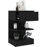  Noćni ormarići 2 kom crni 40 x 35 x 65 cm | shoptok.hr