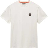 Napapijri S Badge T-Shirt White Heron Bijela Cijene