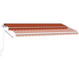  Prostostoječa ročno zložljiva tenda 400x300 cm oranžna/rjava | Shoptok.si