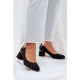 PS1 Eco Suede Heels Black Veniffia | Shoptok.si