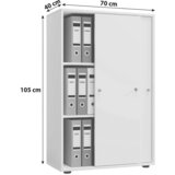 MID.YOU pisarniška omara lona xl, bela | Shoptok.si