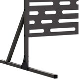  Zaslon za privatnost 100 x 50 x 180 cm Čelik Crna | shoptok.hr